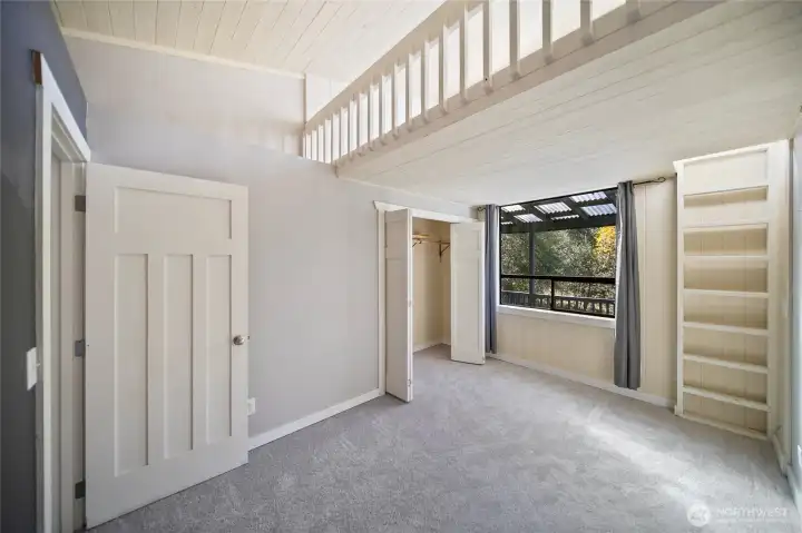 2nd bedroom with loft.