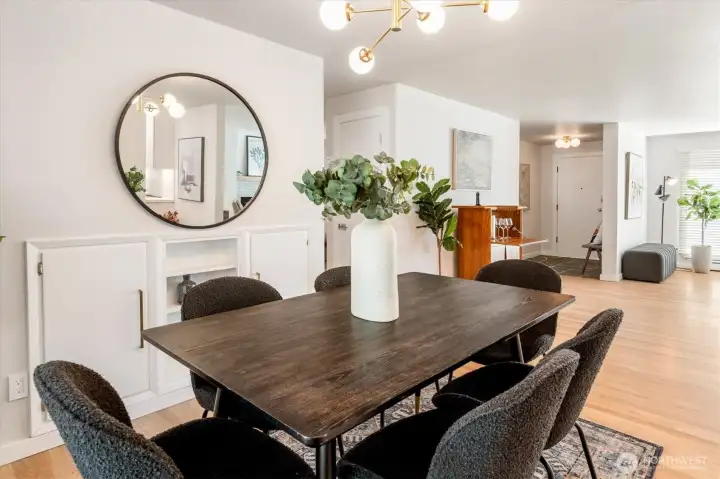 Perfect space to host a large table for your holiday party.