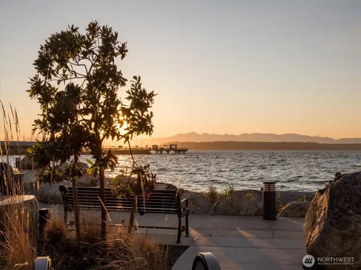 Sit and watch the ferry boats float by.