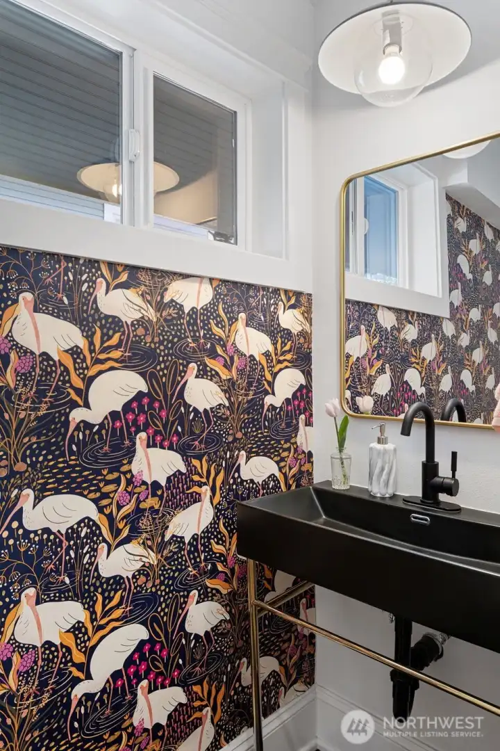 Powder room on main level