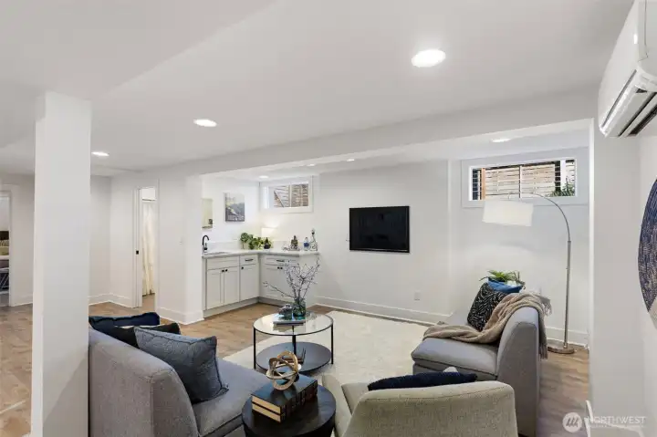 Lower level, use for media room or guest suite