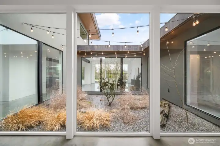 Indoor atrium for natural light
