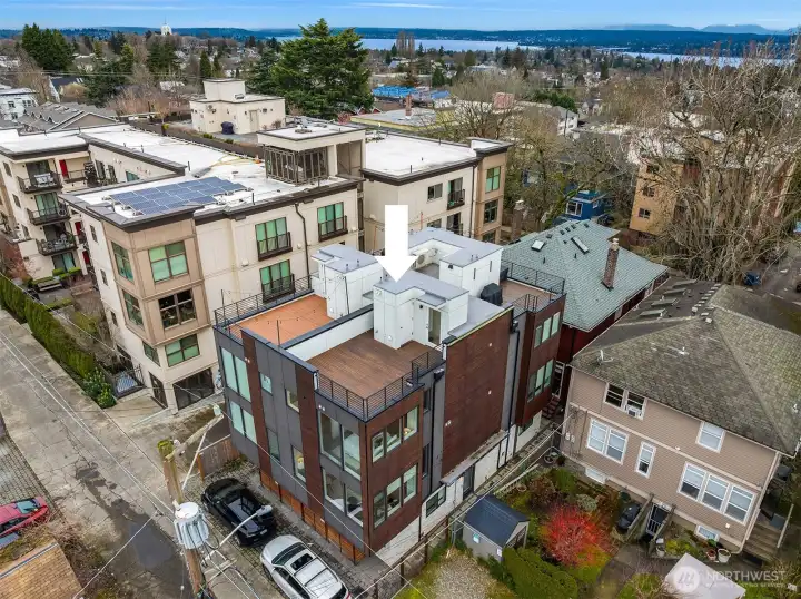 This is a southwest corner unit with great light throughout the home, located in the heart of Capitol Hill.
