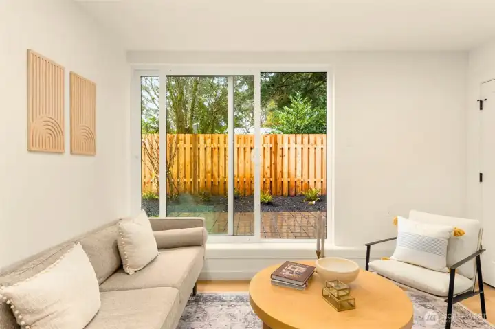 Easy access to your outdoor retreat