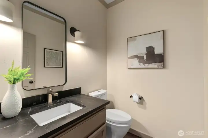 Main floor half bath