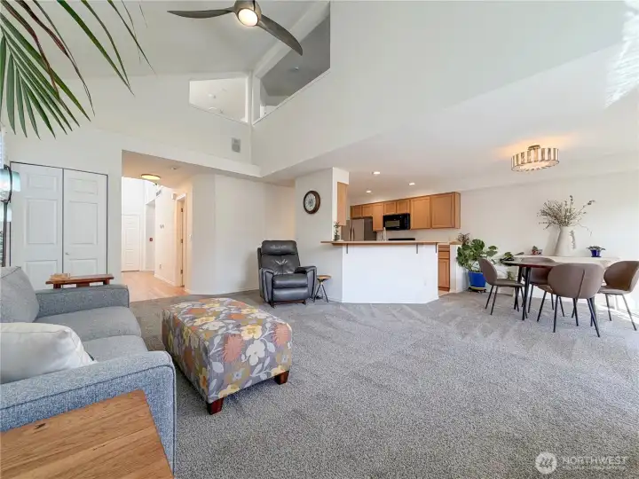 Open concept living, great for entertaining