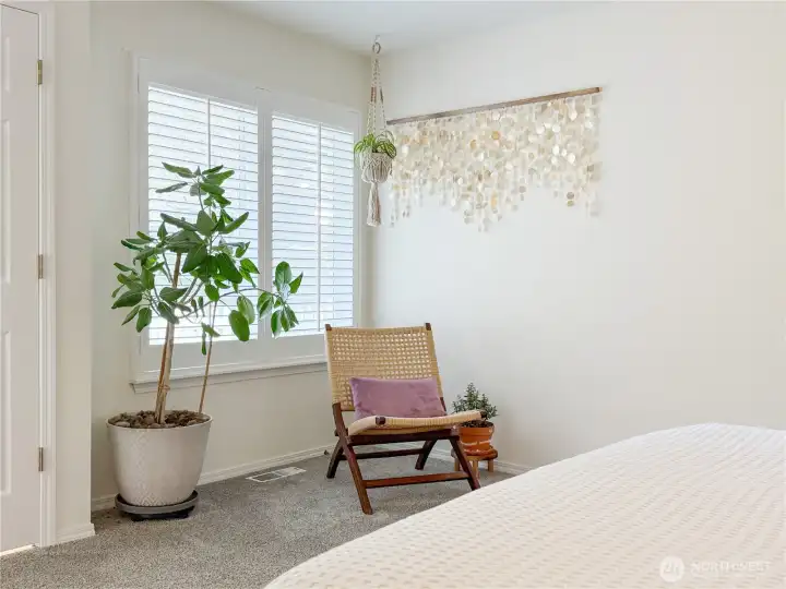 Lots of room for a reading nook or flex office space