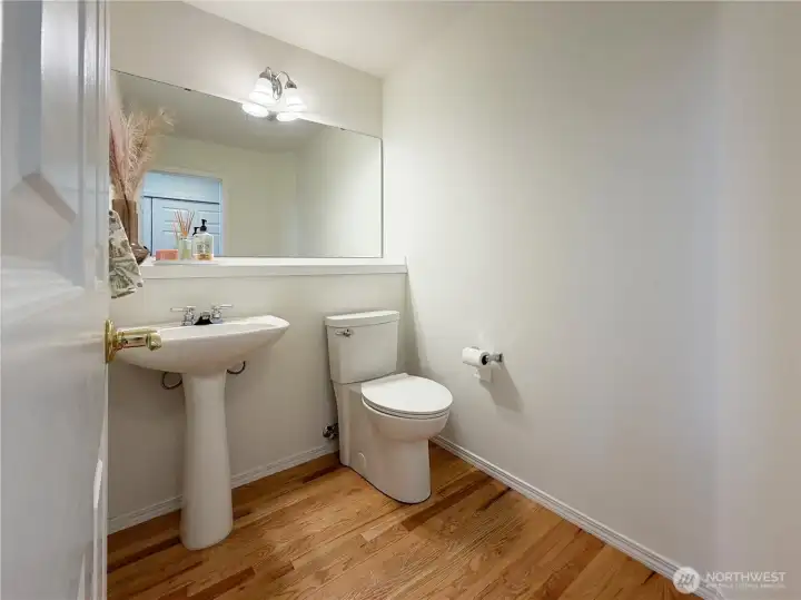 Main floor powder room