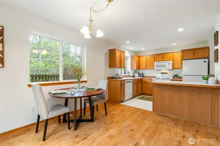 Dining area large enough for any occassion.