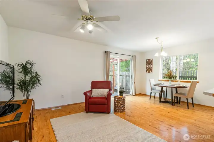 A cozy secondary family room provides added flexibility, creating distinct spaces for both formal and informal living.