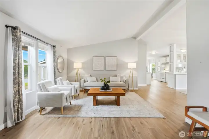 Big windows for lots of natural light