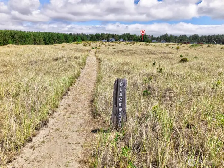 Easy to find entrance back to your cottage. Easy to find entrance back to your cottage.