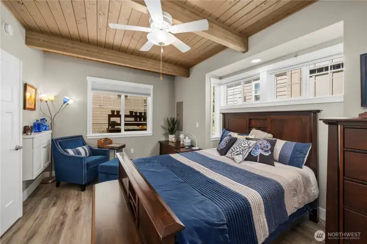 Primary bedroom on the main floor
