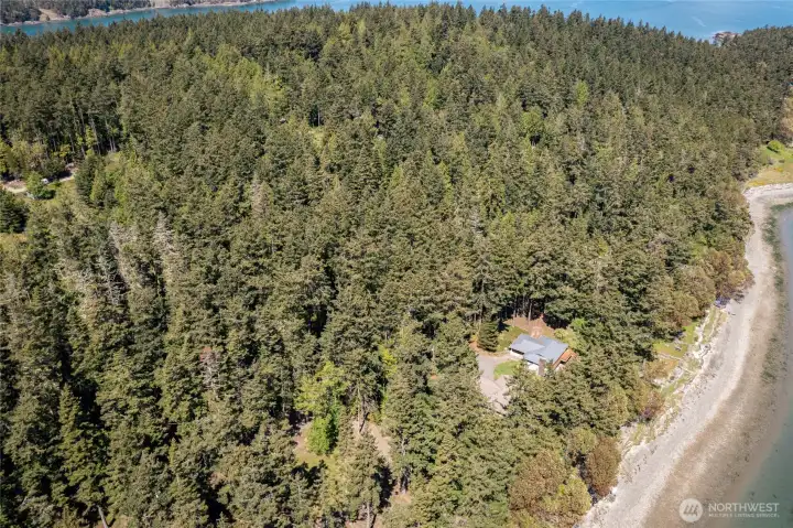Aerial view from southeast Aerial view from southeast