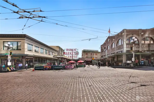 Turn the corner and the Pike Place Market is right there waiting for you to explore!