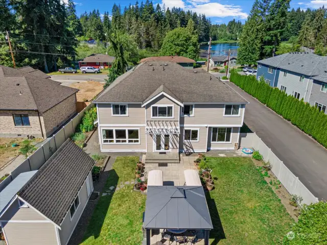 View of Ruggs lake from 2nd story