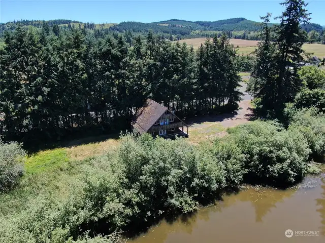 A little extra clearing will open up a full view of the pond!