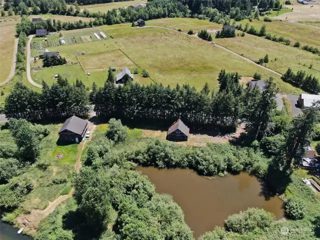 Surrounded by farms, orchards and vinyards.