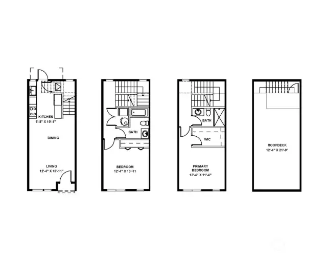 Explore the spacious floor plans at Lotus II. Each home is designed with functionality and comfort in mind, featuring open living areas, well-appointed bedrooms, and a stunning rooftop deck perfect for entertaining. Find your ideal fit in Whittier Heights.