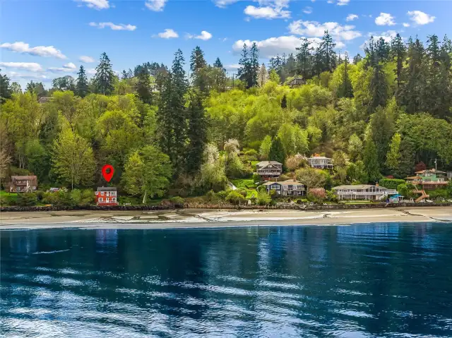 Private sandy beach on the Northwest corner of Vashon Island!