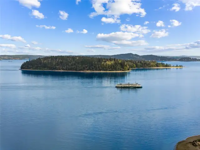 Blake Island & the Southworth ferry.