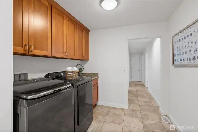 Laundry area - near bedroom wing of the home