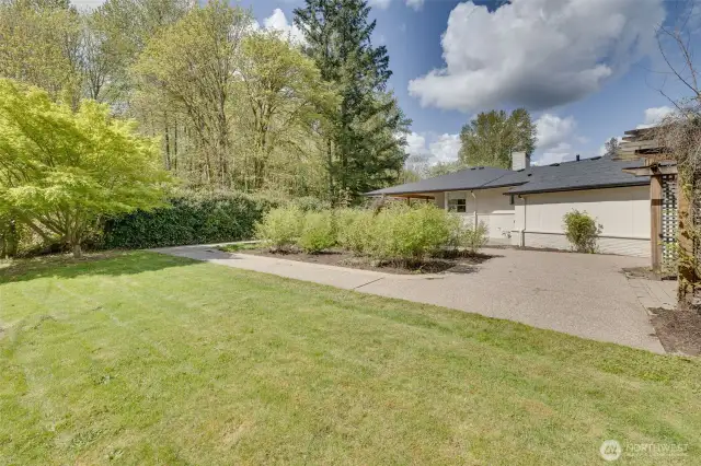 Side yard view