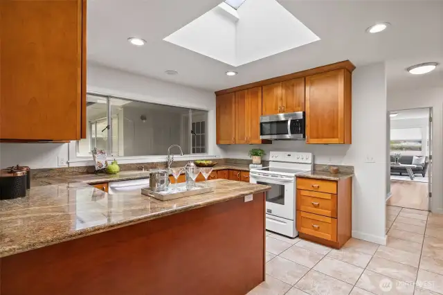 Pretty, updated Cabinetry