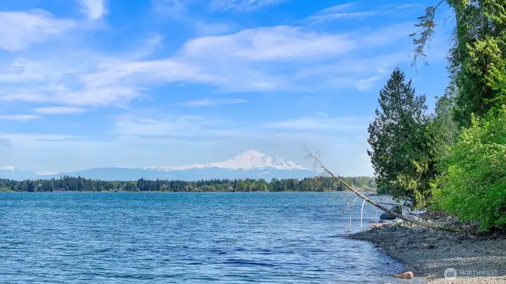 Beautiful waterfront access.