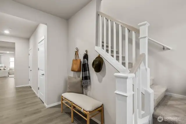 Photo rendering is representational. Actual home is under construction and finishes, elevation, and paint colors may vary. See site agent