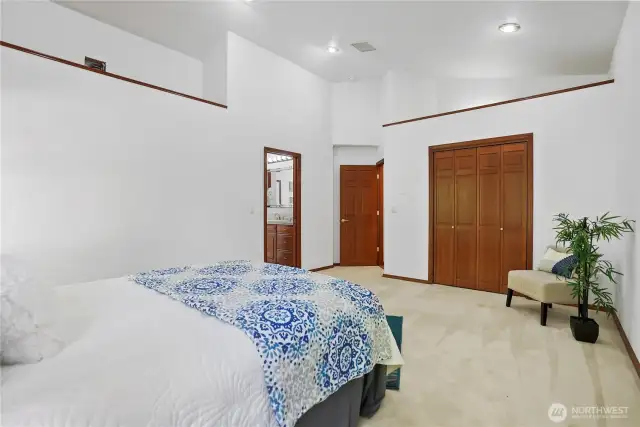 Vaulted ceilings soar for that spacious feel!