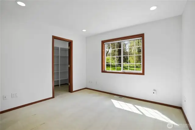3rd bedroom with walk-in closet