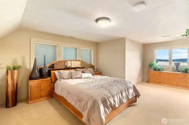 One of the 3 luxurious upper bedrooms. Includes a 2nd primary suite.