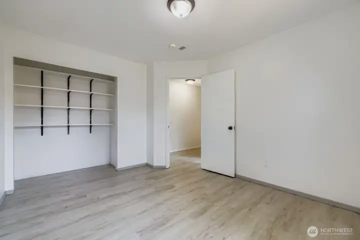 Bedroom 2 includes a built-in closet