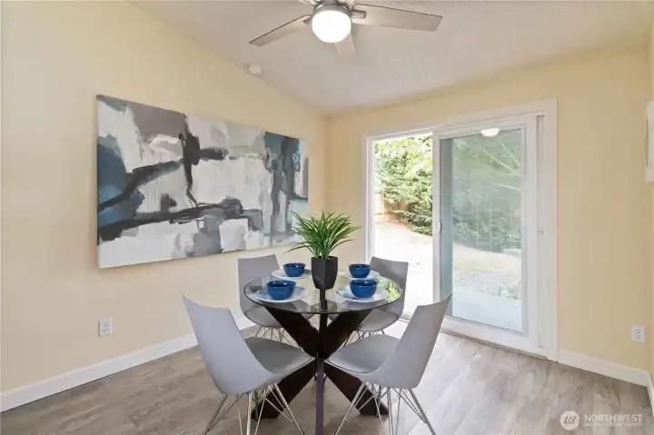 Formal dining area perfect for both daily living and hosting.
