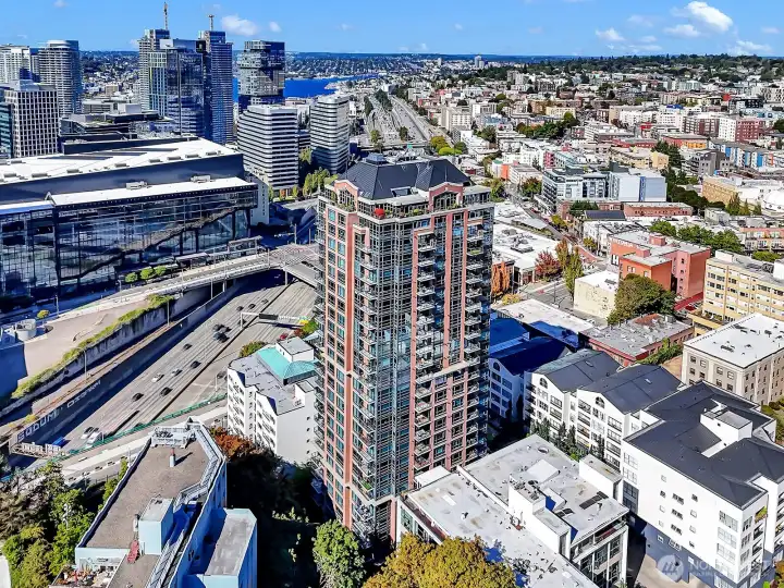 Northern view from Meridian Tower.
