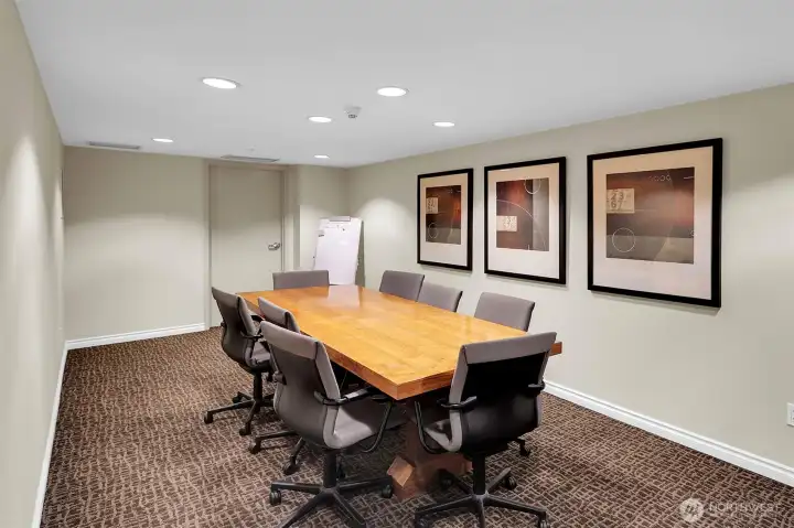 Conference room available.