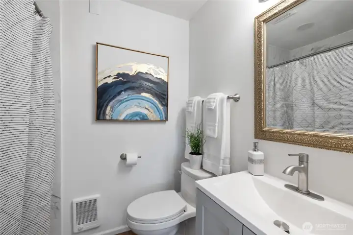 Brand new, completely permitted bathroom off of the primary badroom!
