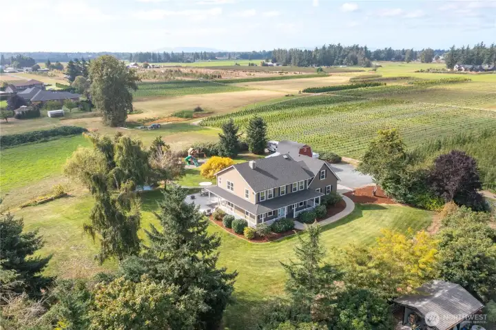 Home sits adjacent to De Wilde's Nursery growing area. Enjoy the seasonal plantings and greenery year-round!