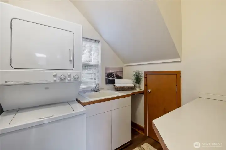 Main floor laundry room