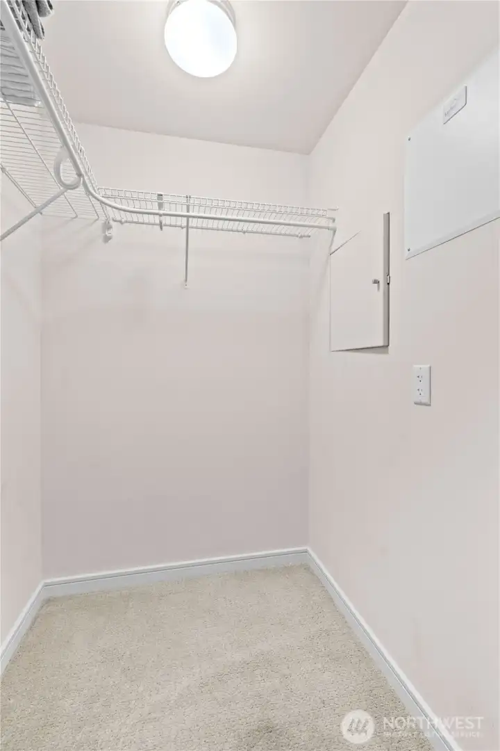 Large storage closet to the left upon entering the condo