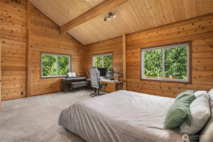 Bedroom 3 with ample natural light and ensuite bathroom.
