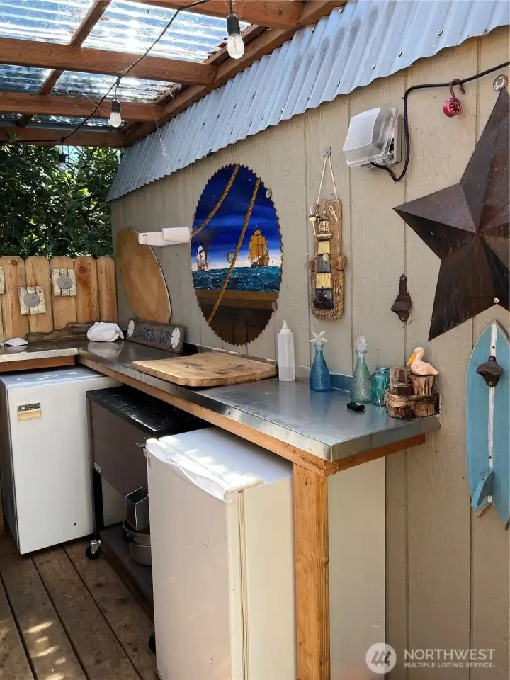 Electricity for refrigerators and other appliances.