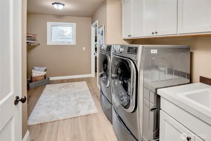 One of 2 laundry rooms.  Up and down.