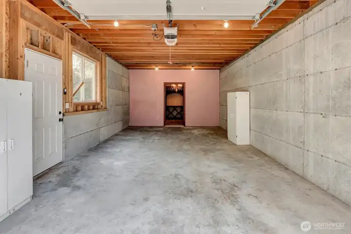 Garage #3. 2 car tandem and wind cellar.