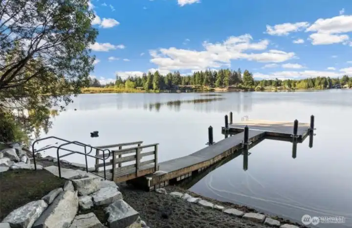 Dock at Community Lake