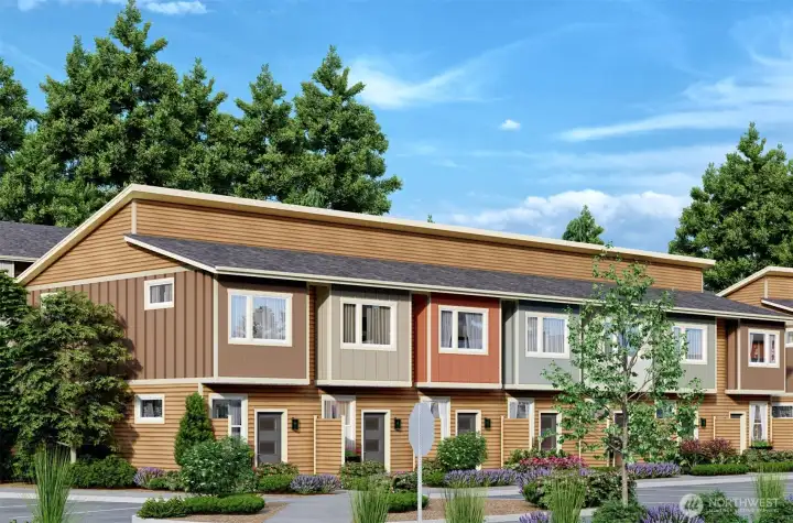INCOME QUALIFIED TOWNHOMES. This is an artists rendering only and is not an exact depiction. INCOME QUALIFIED TOWNHOMES. This is an artists rendering only and is not an exact depiction.