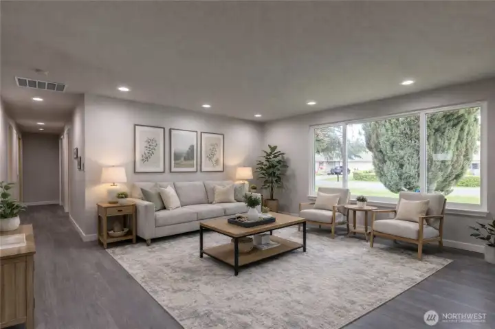 Living Room - Virtually Staged