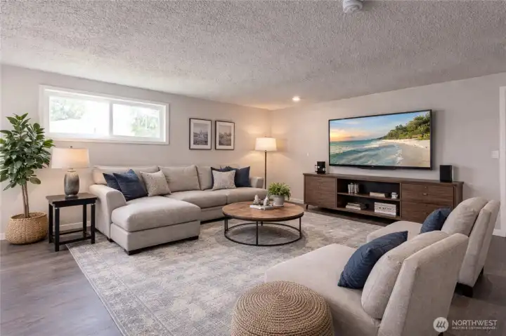 Family Room - Virtually Staged