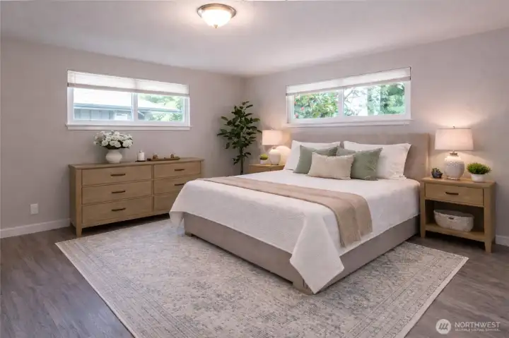 Primary Bedroom - Virtually Staged